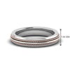 Load image into Gallery viewer, Double Rope Design 2 Tone Band