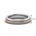 Thumbnail 26 - Double Rope Design 2 Tone Band