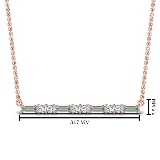 double-round-baguette-diamond-bar-necklace-in-rose-gold-FD-PD86790ANGLE1-NL-RG-HW
