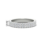 Load image into Gallery viewer, double-row-diamond-eternity-ring-1-ct-in-platinum-FD11378B-1.00CT-NL-WG-HW