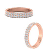 Load image into Gallery viewer, double-row-diamond-eternity-ring-1-ct-in-rose-gold-FD11378B-1.00CT-NL-RG