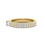 Load image into Gallery viewer, double-row-diamond-eternity-ring-1-ct-in-yellow-gold-FD11378B-1.00CT-NL-YG
