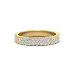 Load image into Gallery viewer, double-row-diamond-eternity-ring-1-ct-in-yellow-gold-FD11378B-1.00CT-NL-YG
