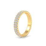 Load image into Gallery viewer, double-row-diamond-eternity-ring-1-ct-in-yellow-gold-FD11378B-1.00CT-NL-YG
