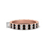Load image into Gallery viewer, double-row-diamond-eternity-ring-1-ct-with-black-diamond-in-rose-gold-FD11378BGBLACK-1.00CT-NL-RG