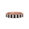Load image into Gallery viewer, double-row-diamond-eternity-ring-1-ct-with-black-diamond-in-rose-gold-FD11378BGBLACK-1.00CT-NL-RG