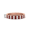 Load image into Gallery viewer, double-row-diamond-eternity-ring-1-ct-with-ruby-in-rose-gold-FD11378BGRUDR-1.00CT-NL-RG