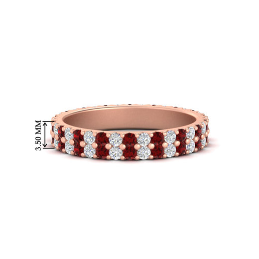 double-row-diamond-eternity-ring-1-ct-with-ruby-in-rose-gold-FD11378BGRUDR-1.00CT-NL-RG
