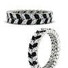 Load image into Gallery viewer, double-row-marquise-black-diamond-wedding-band-in-white-gold-fd11532mqbgblack-nl-wg.jpg