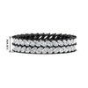 Load image into Gallery viewer, double-row-marquise-diamond-wedding-band-in-black-gold-fd11532mqb-nl-bg.jpg