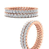 Load image into Gallery viewer, double-row-marquise-diamond-wedding-band-in-rose-gold-fd11532mqb-nl-rg.jpg