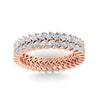 Load image into Gallery viewer, double-row-marquise-diamond-wedding-band-in-rose-gold-fd11532mqb-nl-rg.jpg