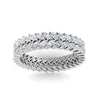 Load image into Gallery viewer, double-row-marquise-diamond-wedding-band-in-yellow-gold-fd11532mqb-nl-yg.jpg