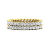 Load image into Gallery viewer, double-row-marquise-diamond-wedding-band-in-yellow-gold-fd11532mqb-nl-yg.jpg