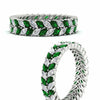 Load image into Gallery viewer, double-row-marquise-emerald-wedding-band-in-white-gold-fd11532mqbgemgr-nl-wg.jpg