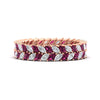 Load image into Gallery viewer, Double Row Marquise Band