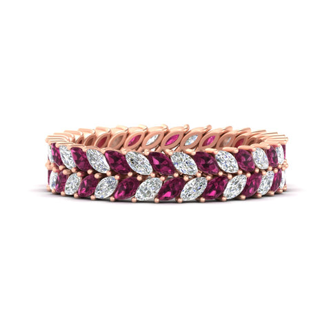 Double Row Marquise Band