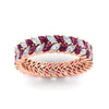 Load image into Gallery viewer, Double Row Marquise Band