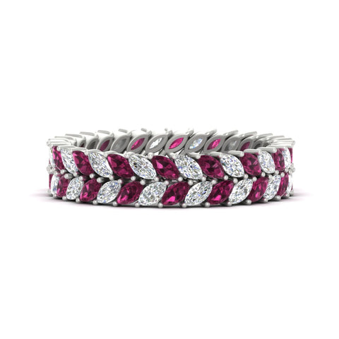 Double Row Marquise Band