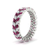 Load image into Gallery viewer, Double Row Marquise Band