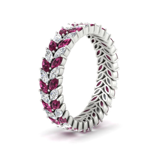 Double Row Marquise Band