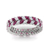 Load image into Gallery viewer, Double Row Marquise Band