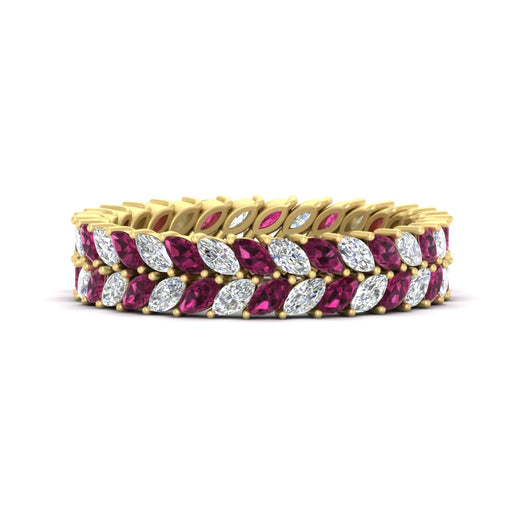 Double Row Marquise Band