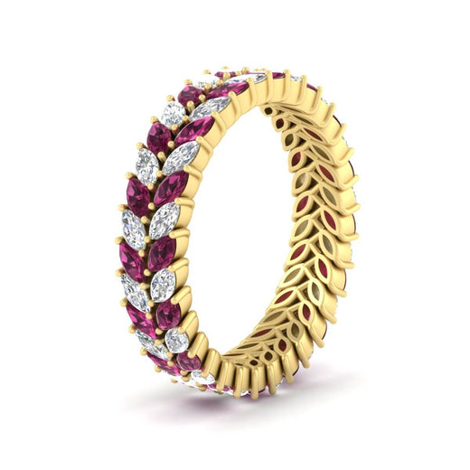 Double Row Marquise Band