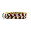 Load image into Gallery viewer, double-row-marquise-ruby-wedding-band-in-yellow-gold-fd11532mqbgrudr-nl-yg.jpg
