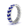 Load image into Gallery viewer, double-row-marquise-sapphire-wedding-band-in-white-gold-fd11532mqbgsabl-nl-wg.jpg