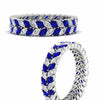 Load image into Gallery viewer, double-row-marquise-sapphire-wedding-band-in-white-gold-fd11532mqbgsabl-nl-wg.jpg