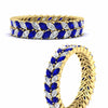 Load image into Gallery viewer, double-row-marquise-sapphire-wedding-band-in-yellow-gold-fd11532mqbgsabl-nl-yg.jpg