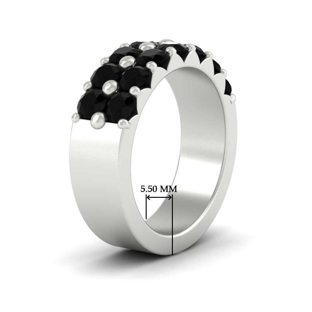 double-row-shared-prong-black-diamond-wedding-band-in-white-gold-FD11382BGBLACKANGLE2-1.50CT-NL-WG-HW