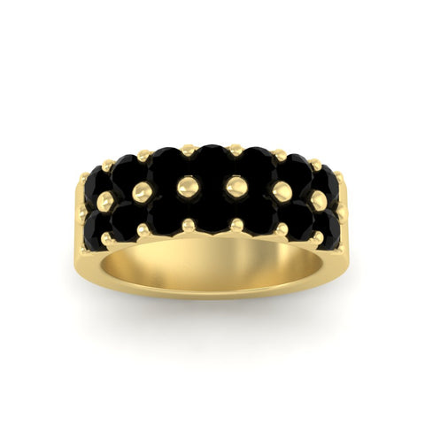 double-row-shared-prong-black-diamond-wedding-band-in-yellow-gold-FD11382BGBLACKANGLE5-1.50CT-NL-YG