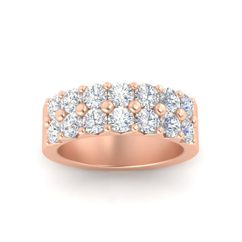 double-row-shared-prong-diamond-wedding-band-in-rose-gold-FD11382BANGLE5-1.50CT-NL-RG