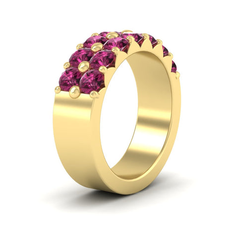 double-row-shared-prong-pink-sapphire-wedding-band-in-yellow-gold-FD11382BGSADRPIANGLE2-1.50CT-NL-YG