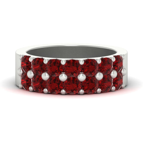 double-row-shared-prong-ruby-wedding-band-in-white-gold-FD11382BGRUDR-1.50CT-NL-WG