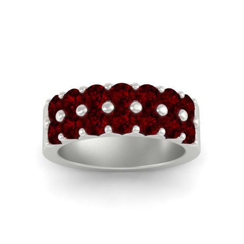 double-row-shared-prong-ruby-wedding-band-in-white-gold-FD11382BGRUDRANGLE5-1.50CT-NL-WG