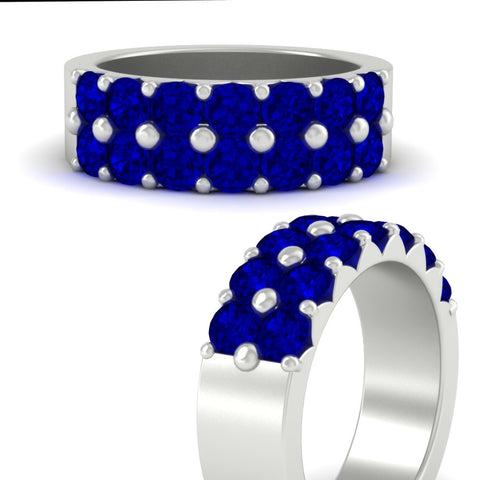 double-row-shared-prong-sapphire-wedding-band-in-white-gold-FD11382BGSABLANGLE3-1.50CT-NL-WG