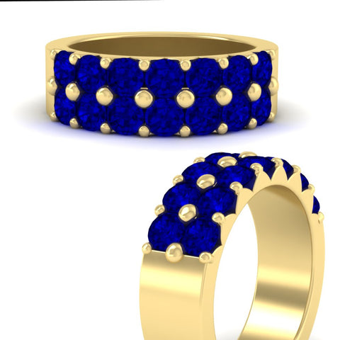 double-row-shared-prong-sapphire-wedding-band-in-yellow-gold-FD11382BGSABLANGLE3-1.50CT-NL-YG