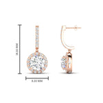 Load image into Gallery viewer, drop-diamond-halo-earrings-in-rose-gold-FDEAR11129ANGLE1-NL-RG
