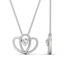 Load image into Gallery viewer, dual-heart-cute-diamond-pendant-in-FDPD11228NL-WG.jpg