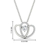 Load image into Gallery viewer, dual-heart-cute-diamond-pendant-in-FDPD11228NL-WG.jpg