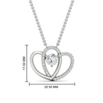 Load image into Gallery viewer, dual-heart-cute-diamond-pendant-in-FDPD11228NL-WG.jpg
