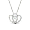 Load image into Gallery viewer, dual-heart-cute-diamond-pendant-in-FDPD11228NL-WG.jpg