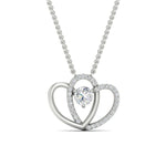 Load image into Gallery viewer, dual-heart-cute-diamond-pendant-in-FDPD11228NL-WG.jpg
