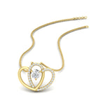 Load image into Gallery viewer, dual-heart-cute-diamond-pendant-in-FDPD11228NL-YG.jpg
