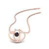 Load image into Gallery viewer, dual-heart-cute-diamond-pendant-with-black-diamond-in-FDPD11228GBLACK-NL-RG.jpg