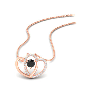 Cute Dual Heart Pendant