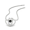 Load image into Gallery viewer, dual-heart-cute-diamond-pendant-with-black-diamond-in-FDPD11228GBLACK-NL-WG.jpg